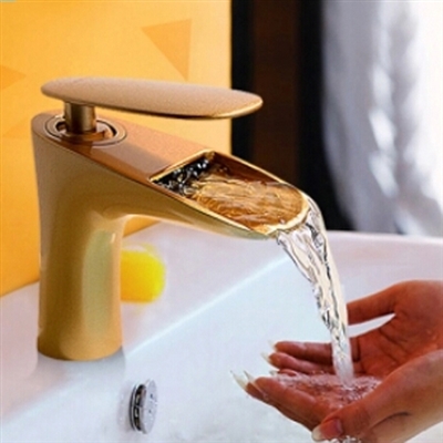 Gold Bathroom Sink Faucet